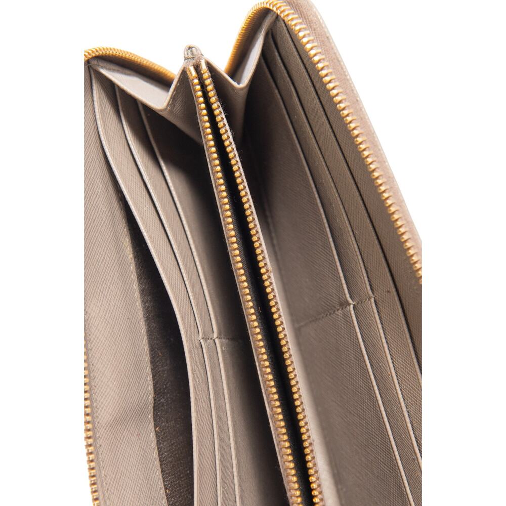 PRADA Beige Saffiano Leather Large Wallet - Picture 3 of 3